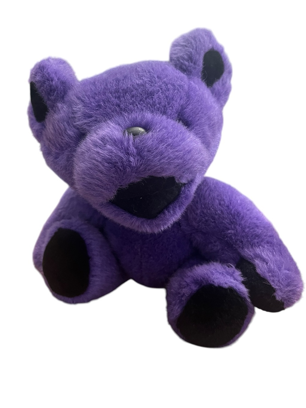 Vintage 1990 Grateful Dead Dancing Bear Purple Plush Steven Smith 13” Jointed